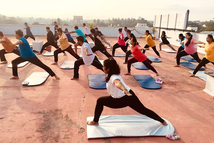 Yoga and aerobics discount classes near me