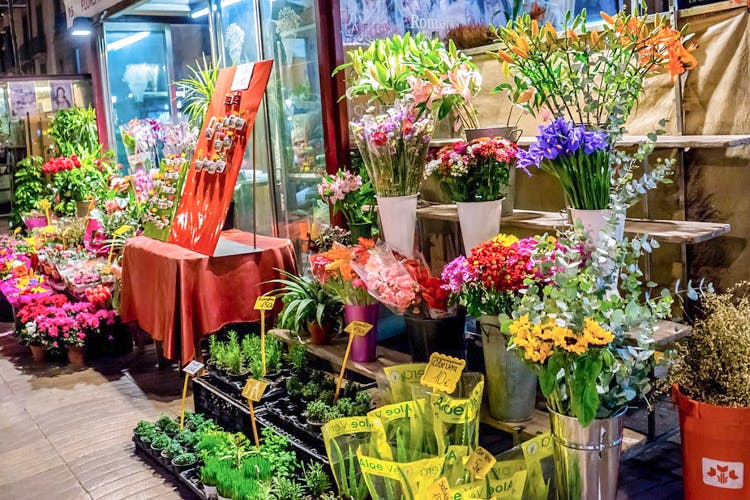 Flower,Floristry,Flower Arranging,Floral design,Flowerpot,Cut flowers,Plant,Retail,Public space,Building