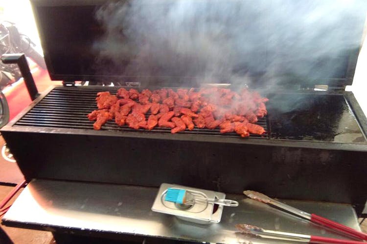 Bbq Ride Is Whipping Yummy Barbeques On Enfield Lbb Mumbai