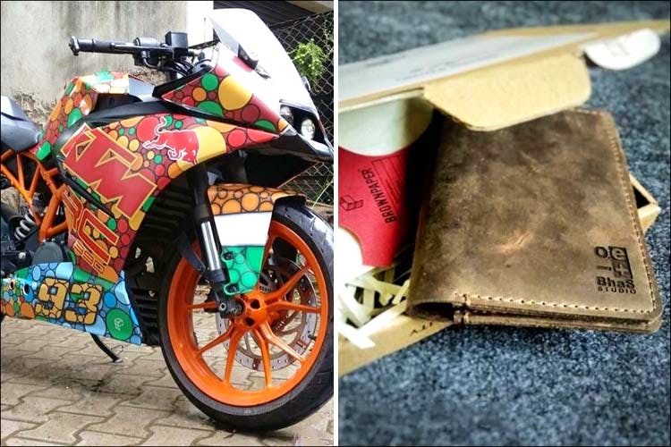 Brownpaper customises wraps for your bikes sells leather