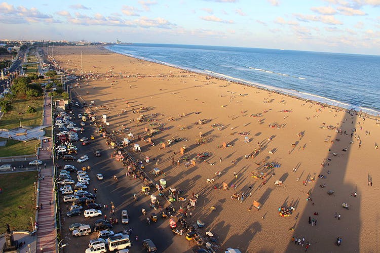 Beach,Shore,Coast,Sea,Aerial photography,Sky,Ocean,Sand,Horizon,Coastal and oceanic landforms