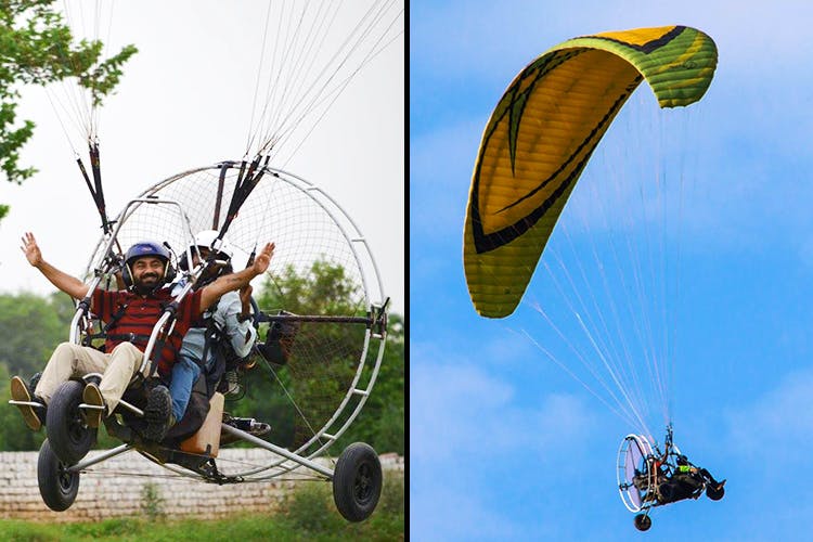 Air sports,Paragliding,Windsports,Extreme sport,Parachute,Powered paragliding,Sky,Fun,Adventure,Powered hang glider