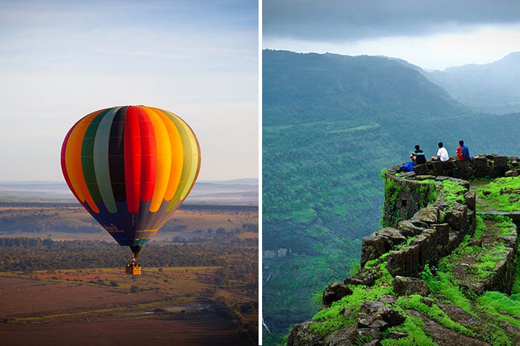 Hot air ballooning,Hot air balloon,Air sports,Sky,Balloon,Vehicle,Recreation,Mountain,Landscape,Fell