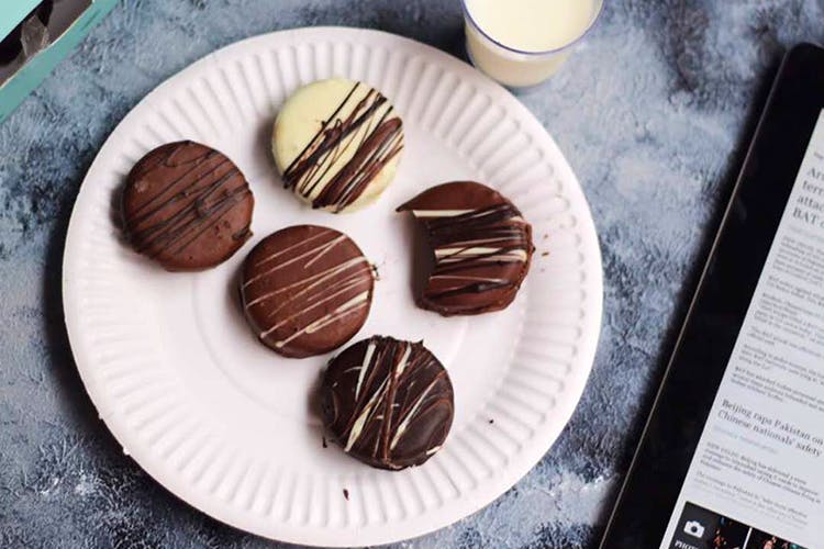 Food,Chocolate,Cuisine,Dessert,Dish,Cookie,Sandwich Cookies,Baking,Ganache,Ingredient