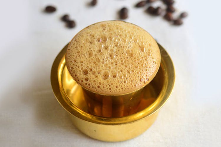 Indian filter coffee,Metal,Food,Cuisine,Dish,Brass