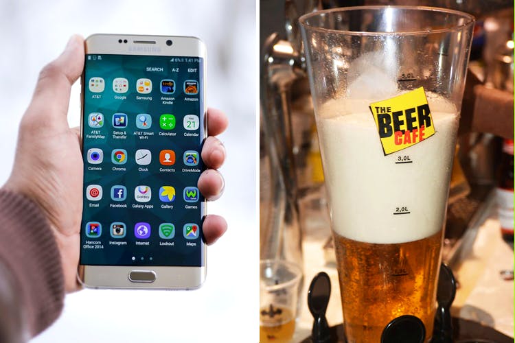 Gadget,Mobile phone,Portable communications device,Smartphone,Communication Device,Electronic device,Technology,Drink,Iphone,Beer
