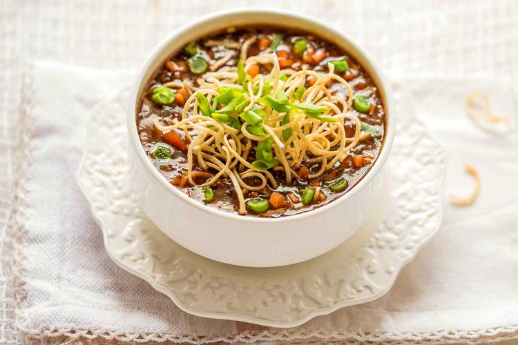 Dish,Food,Cuisine,Noodle,Ingredient,Shirataki noodles,Manchow soup,Recipe,Rice noodles,Produce