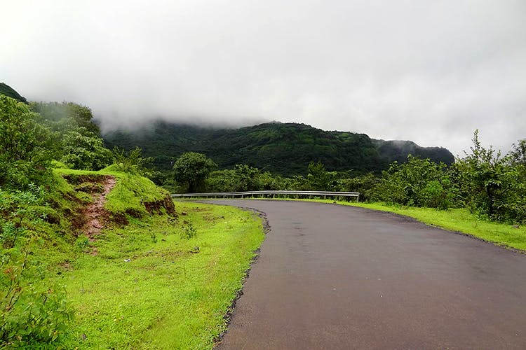 Highland,Nature,Road,Atmospheric phenomenon,Hill station,Green,Vegetation,Natural landscape,Sky,Thoroughfare