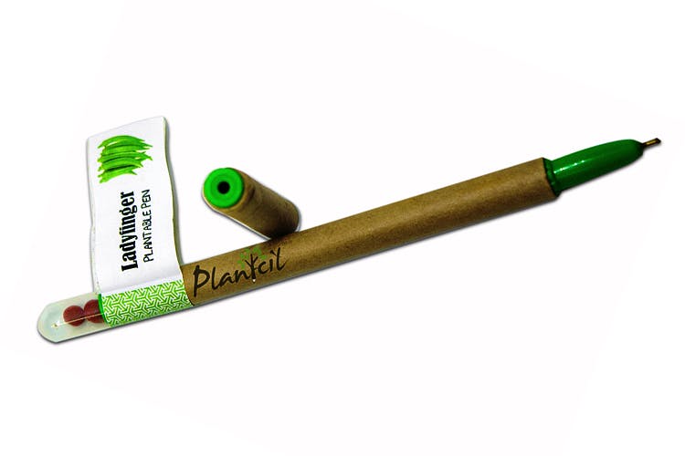 Green,Plant,Pen,Office supplies