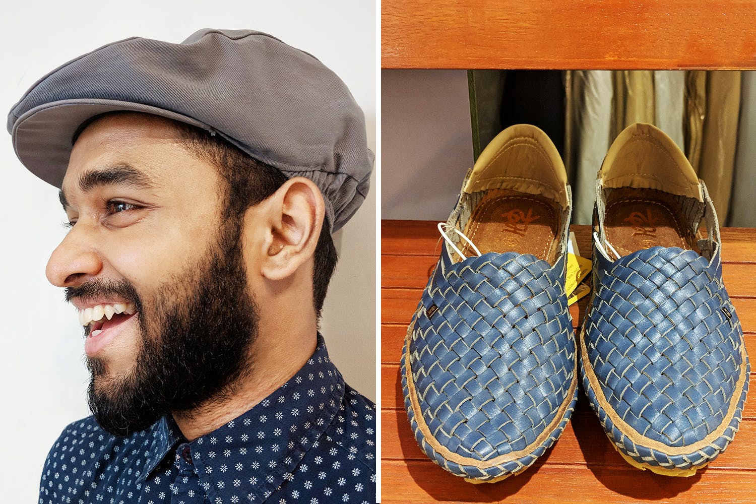 Footwear,Shoe,Espadrille,Denim,Facial hair,Beard