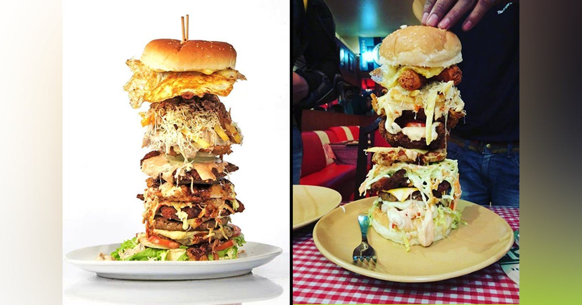 Wtf Burger At Burger Barn Cafe Lbb