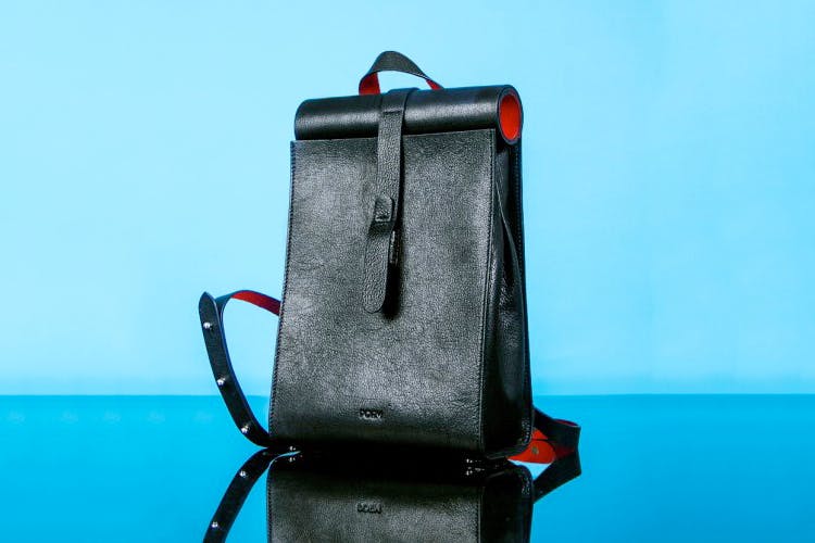 Blue,Bag,Leather,Fashion accessory,Travel