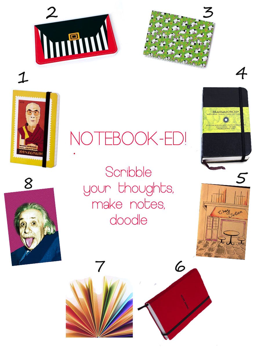 Notebook Scribbles Design Notebook-ed | 8 Original Designs for you to Doodle, Scribble and Sketch ...