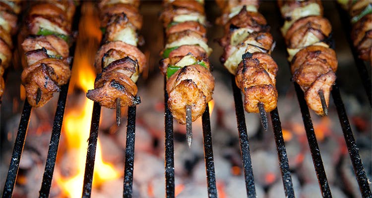 Shashlik,Souvlaki,Barbecue,Skewer,Grilling,Food,Cuisine,Dish,Arrosticini,Roasting