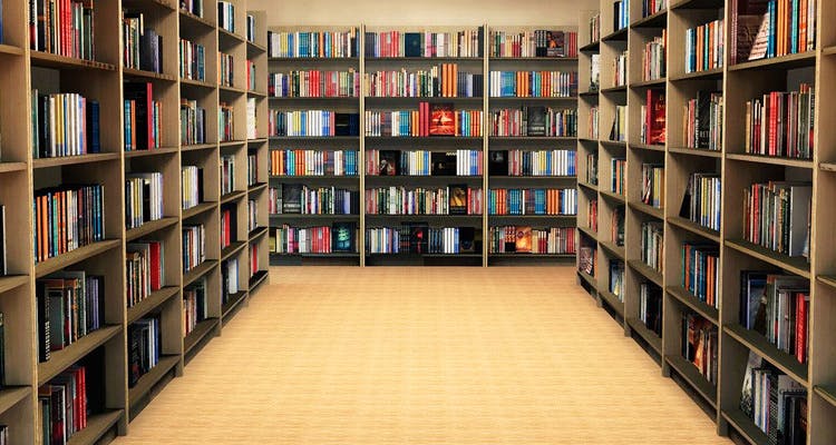 Shelving,Bookcase,Library,Shelf,Public library,Book,Furniture,Building,Bookselling,Publication