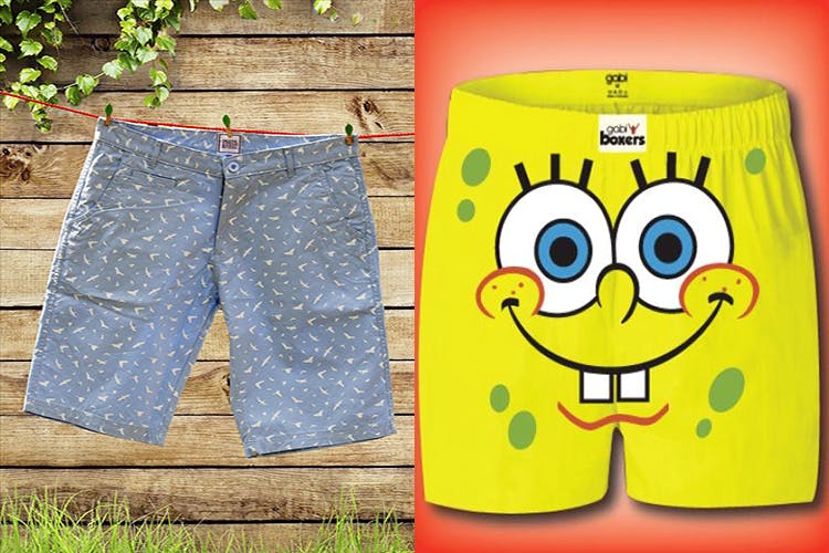 board short,Clothing,Trunks,Shorts,Yellow,Textile,Active shorts,Denim