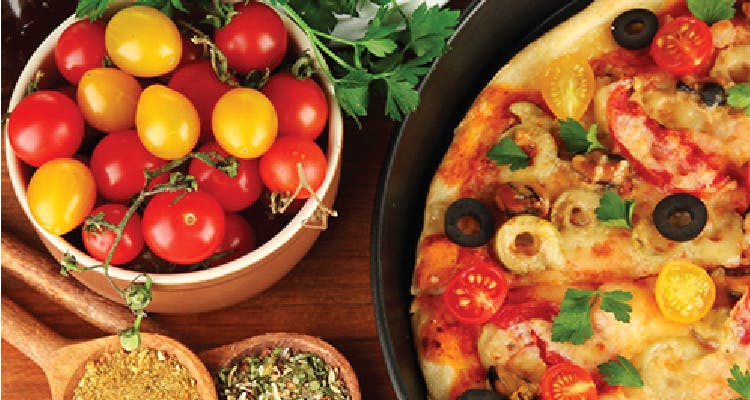 Dish,Food,Cuisine,Ingredient,Pizza,Vegetable,Vegetarian food,Produce,Tomato,Italian food