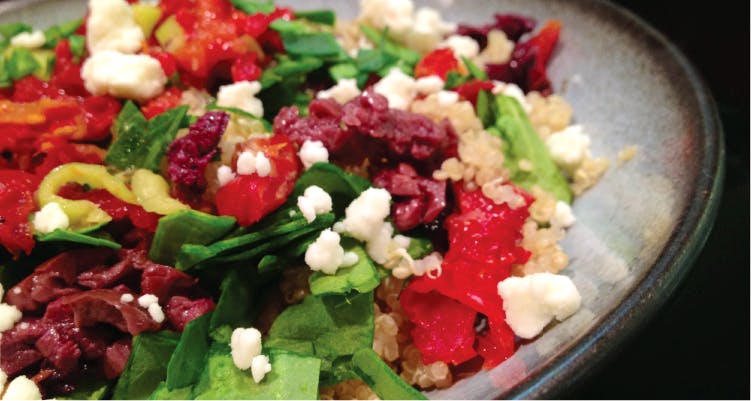 Dish,Food,Cuisine,Ingredient,Salad,Goat cheese,Spinach salad,Feta,Vegetable,Cheese