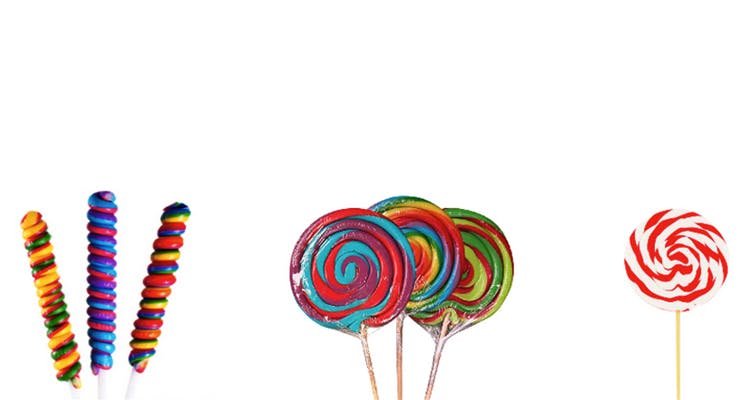 Lollipop,Stick candy,Confectionery,Candy,Hard candy,Food,Wheel