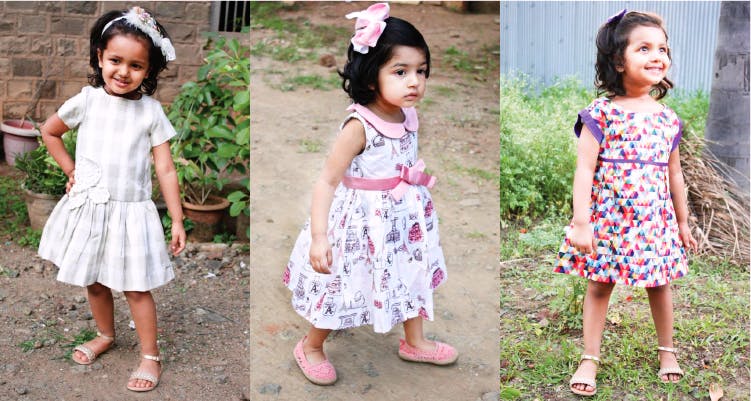 Child,Clothing,Dress,Toddler,Pink,Pattern,Child model,Pattern,Design,Sibling