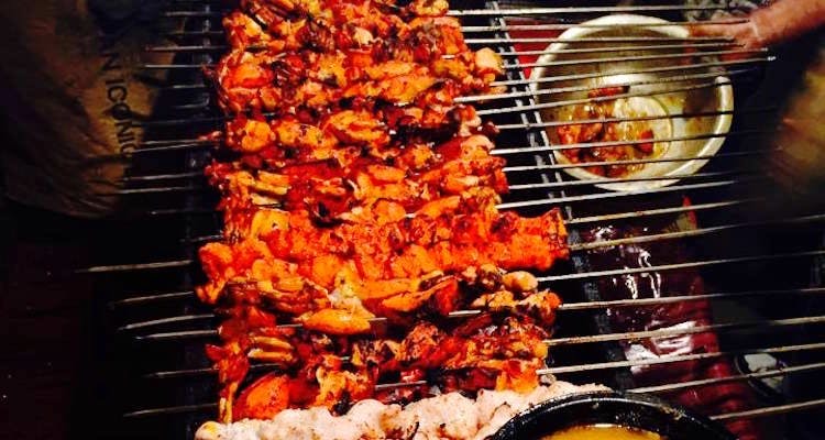 Barbecue,Cuisine,Grilling,Dish,Food,Roasting,Barbecue grill,Cooking,Meat,Yakitori