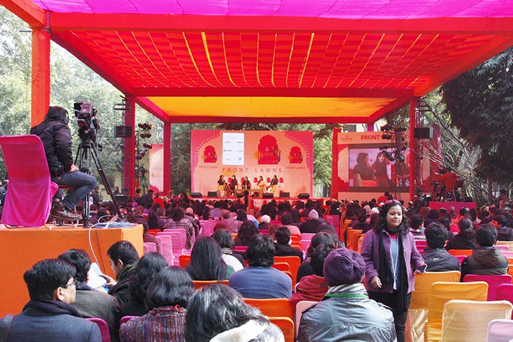 Red,Pink,Crowd,Event,Stage,Shrine,Leisure,Magenta,Temple,Performance