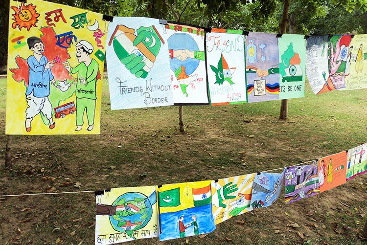 Banner,Tree,Adaptation,Summer,Art,Organism,Advertising,Visual arts,Plant,Child art