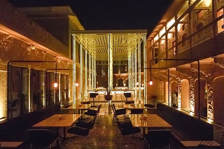 A Courtyard Restaurant Inside City Palace, Jaipur | LBB Delhi
