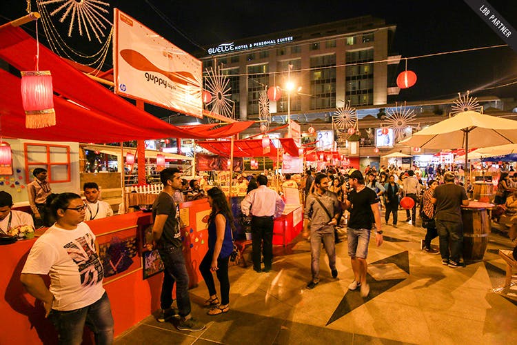 Crowd,Event,Bazaar,Fun,Marketplace,Night,Market,City