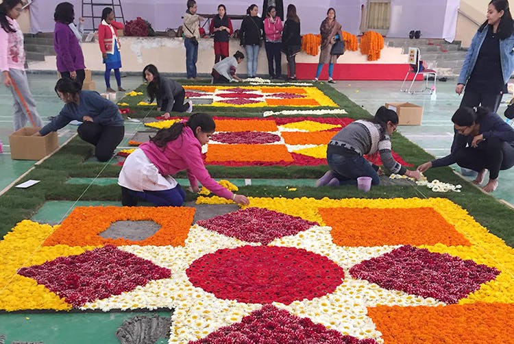 Carpet,Textile,Flooring,Flower,Plant,Art