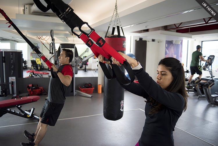 Gym,Punching bag,Physical fitness,Room,Kickboxing,Personal trainer,Training,Individual sports,Strike,Exercise