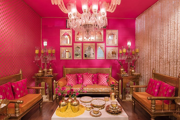 Decoration,Pink,Room,Interior design,Furniture,Living room,Red,Property,Purple,Magenta