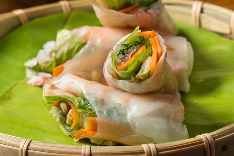 Dish,Food,Cuisine,Gỏi cuốn,Dim sum,Spring roll,Ingredient,Rice paper,Sandwich wrap,Chinese food