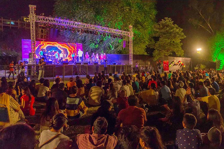 Crowd,People,Event,Stage,Audience,Light,Night,Performance,Public event,Festival