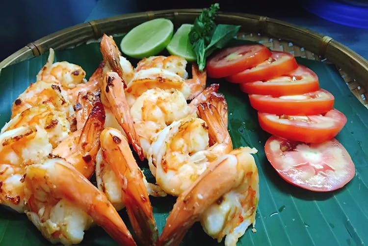 Cuisine,Food,Dish,Ingredient,Kai yang,Produce,Seafood,Meat,Thai food,Caridean shrimp