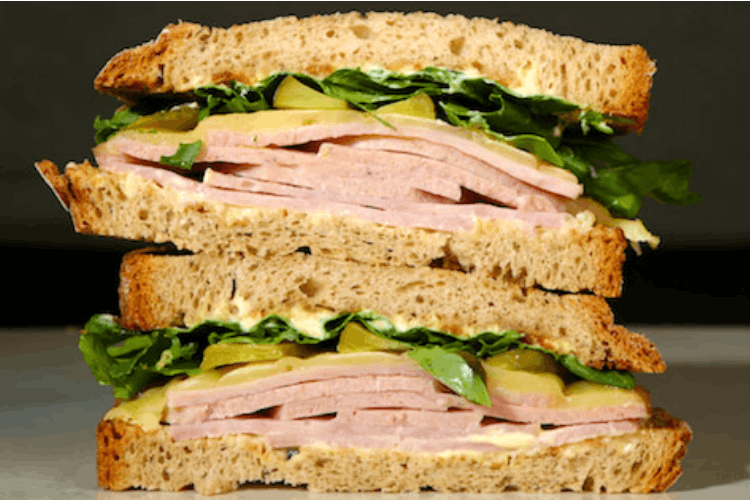 Dish,Food,Cuisine,Ingredient,Sandwich,Vegan nutrition,Ham and cheese sandwich,Produce,Bacon sandwich,Lettuce