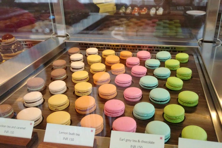 Drop In To Roasted For Twg Tea Pretty Macarons Canapes Lbb