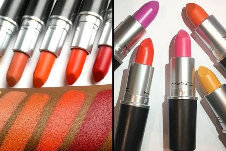 Lipstick,Red,Cosmetics,Orange,Pink,Lip,Material property,Tints and shades,Lip gloss,Lip care