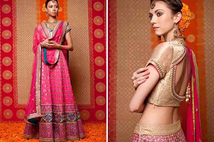 Clothing,Pink,Sari,Magenta,Fashion model,Formal wear,Purple,Peach,Orange,Dress