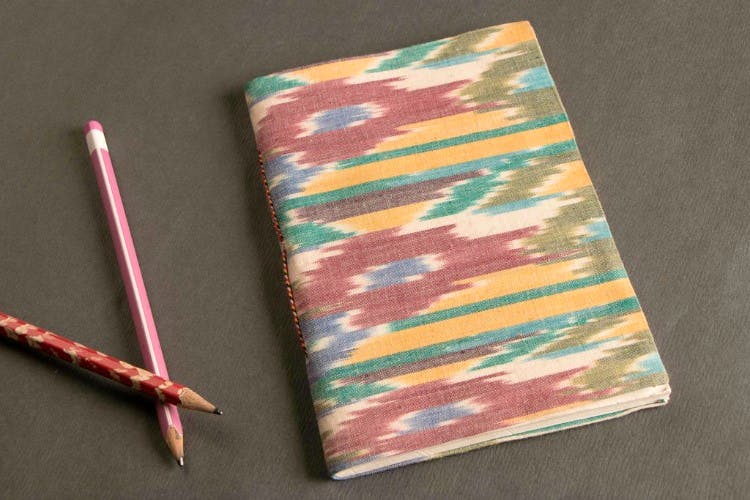 Notebook,Paper product,Textile,Paper,Pattern,Art paper