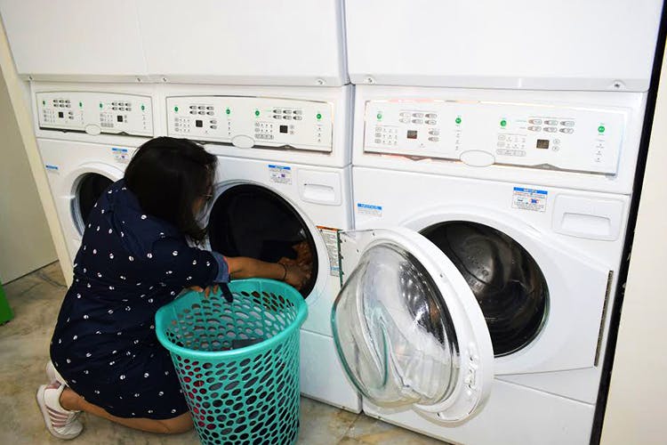 Laundry,Washing machine,Clothes dryer,Major appliance,Laundry room,Washing,Home appliance,Room,Dry cleaning