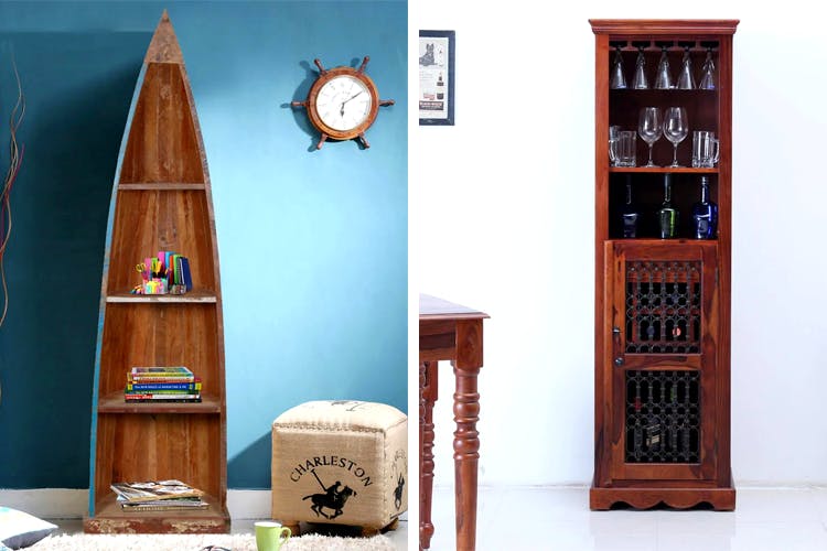 Shelf,Shelving,Furniture,Bookcase,Room,Wood,Display case,Clock,Cupboard
