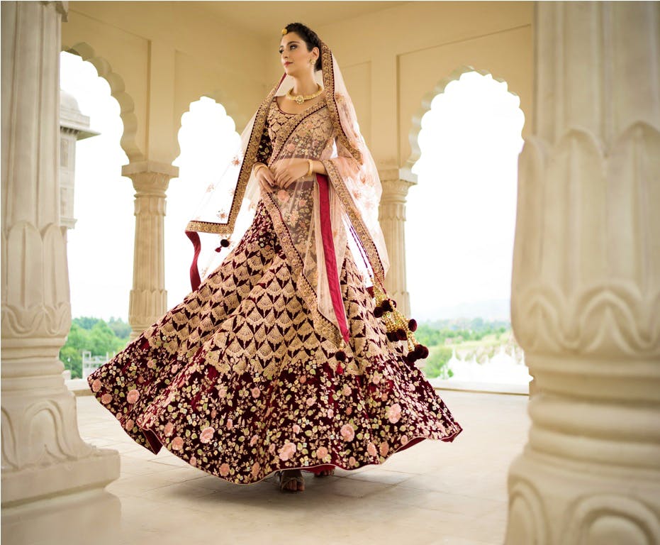 Vasansi Jaipur - I got this stunning lehenga for my pheras... | Facebook