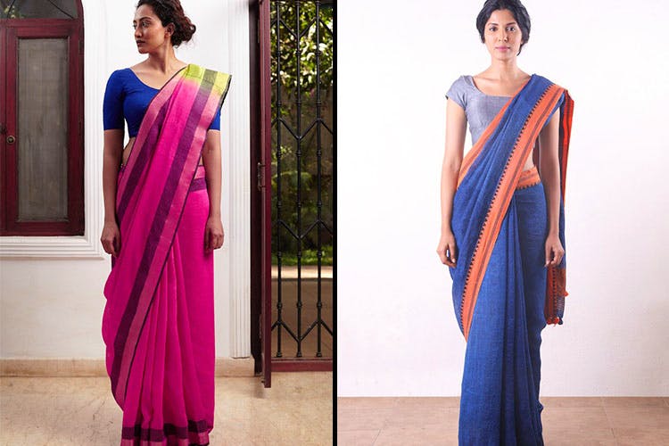 Clothing,Sari,Formal wear,Dress,Purple,Fashion model,Fashion,Magenta,Textile,Fashion design