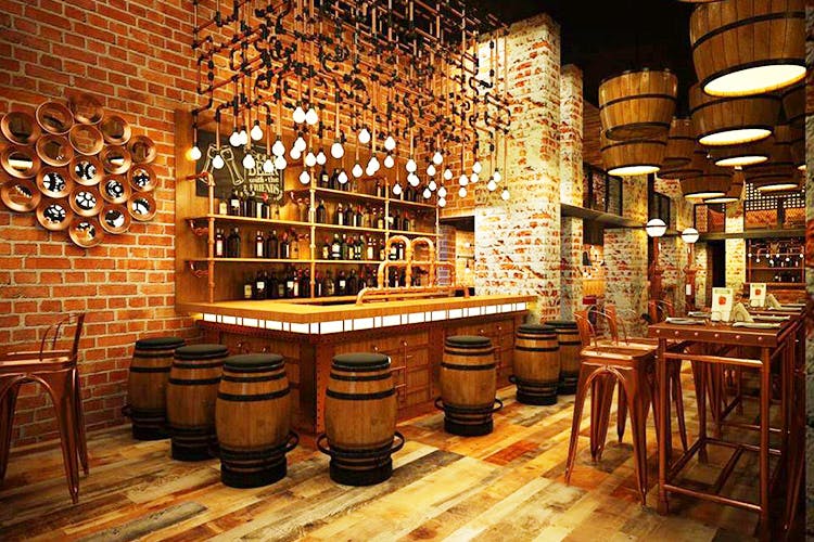 Wine cellar,Building,Drinking establishment,Tavern,Interior design,Pub,Winery,Furniture,Bar