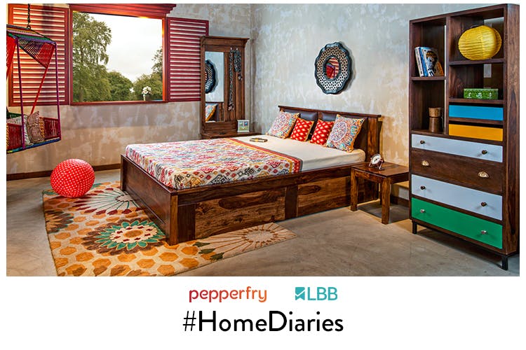 Pepperfry furniture bedroom deals set