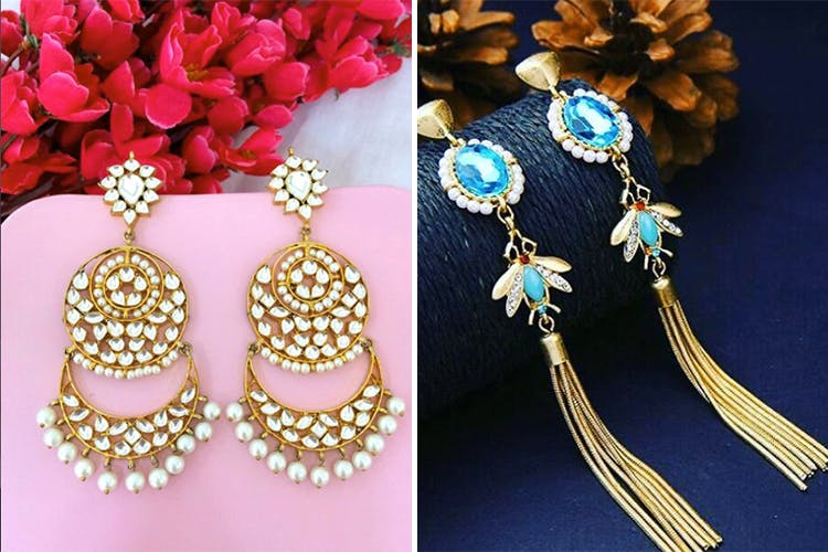 Latest earrings design 2018 on sale artificial