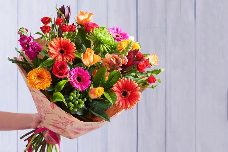 Flower,Floristry,Flower Arranging,Bouquet,Cut flowers,Floral design,Plant,Flowerpot,Flowering plant,Gerbera