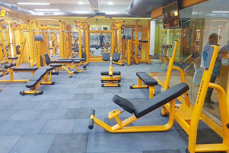 Gym,Exercise equipment,Physical fitness,Exercise machine,Room,Bench,Leisure centre,Weightlifting machine,Leisure,Sport venue