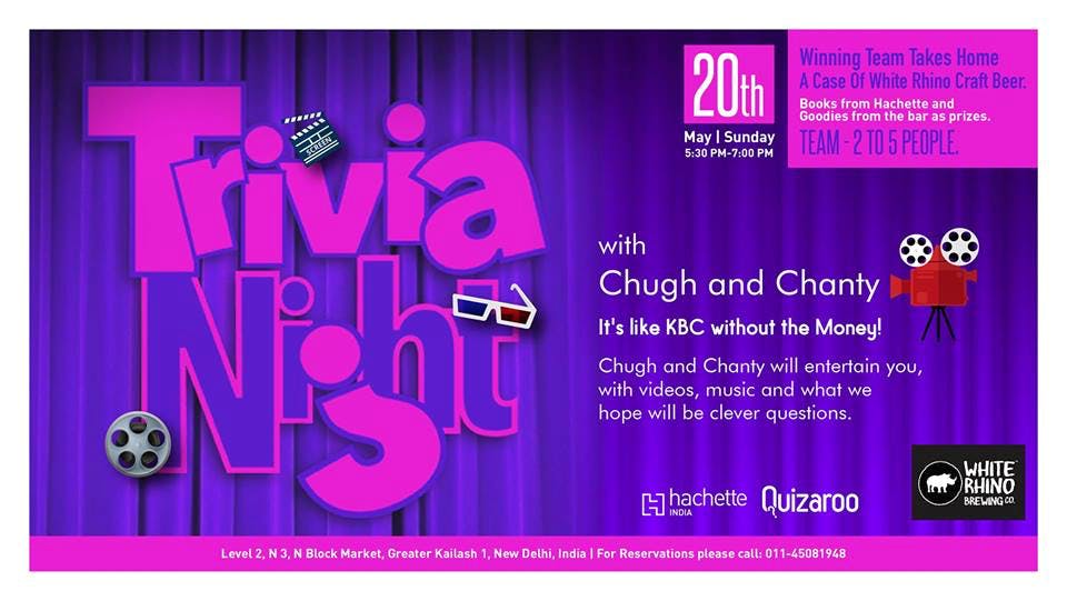 Depot48 Presents Trivia Night With Chugh And Chanty Lbb